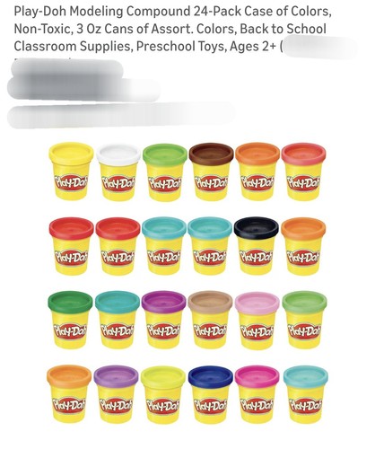 Play doh lot assorted - lot, 24