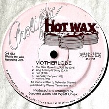 MOTHERLODE -S/T -  LP RARE MODERN SOUL;DISCO FUNK BOOGIE 1983 STEPHEN GALES