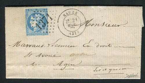 Belle lettre eauze pour - d'eauze,