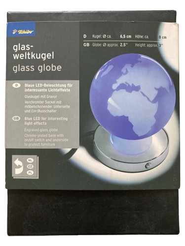 Tchibo globe terrestre verre - globe,