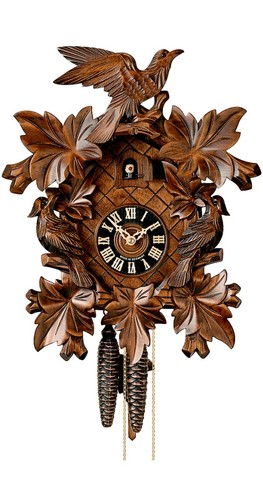 Pendule coucou feuilles - coucou, 7