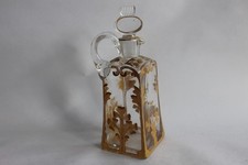 Carafe cristal émaillé or