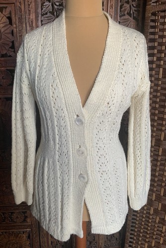 Gilet vintage femme tricoté