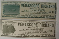 Publicité ancienne Verascope