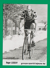 CYCLISME repro PHOTO cycliste ROGER LEGEAY équipe LEJEUNE BP