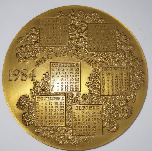 France médaille calendrier - médaille,