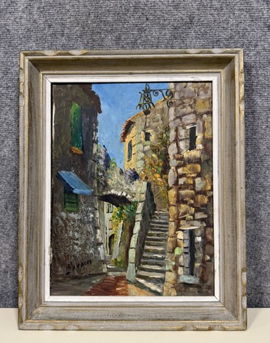 Baracco huile sur panneau - :,