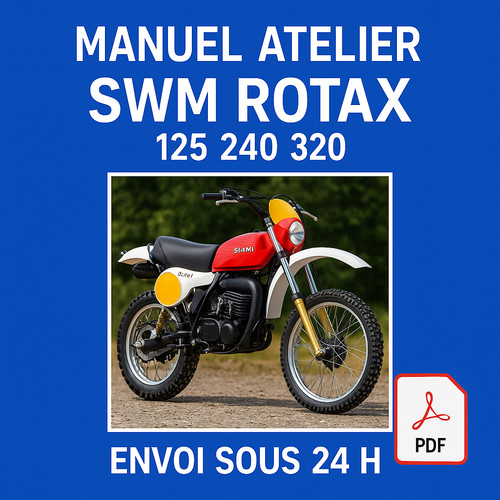 Manuel atelier swm rotax - swm, 125