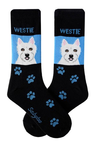 Chaussettes westie coton - chaussettes,