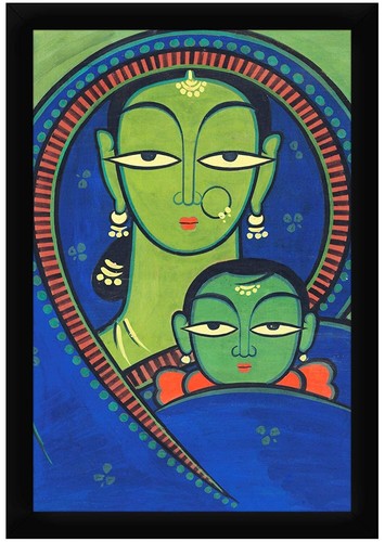 Jamini roy mère enfant - jamini,