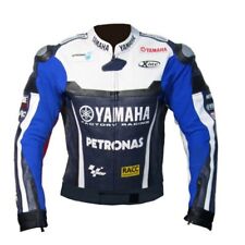 YAMAHA PETRONAS Hommes Veste en Cuir de Motard Courses Veste en Cuir de Moto 52