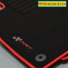 Tapis Sol Seat Leon I 1 Toledo II 2 1M 1999 à 2005 Cupra R FR Logo Velours Sport