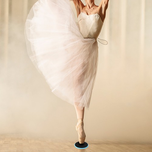 Ballet turn disc practice - turn,