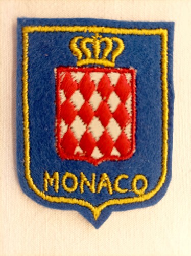 écusson monaco feutrine - en,