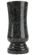 Vase-Tombe Granit Bleu Nuit