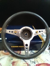 Vend volant MOTOLITA cuir noir diamètre 37 cm