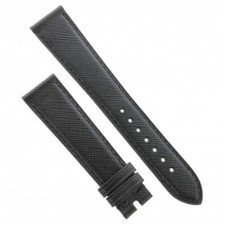 OMEGA Bracelet En Cuir Noir