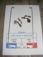 Les 2 charnières pour COMPAQ