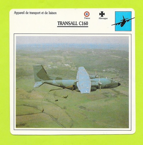 Fiche transall c160 1988 - -,