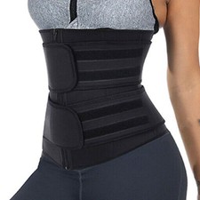 Femmes Waist Trainer Cincher Trimmer Body Shaper Sauna Sweat Belt Gym Shapewear