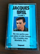 CASSETTE AUDIO K7 JACQUES BREL