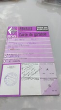 carte de garantie novembre