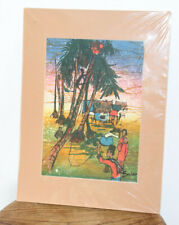 PEINTURE SUR TISSU  - PAYSAGE