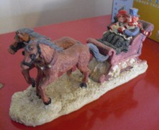 Brinnco Resin Horse Drawn