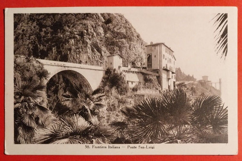 Carte postale frontière - carte,