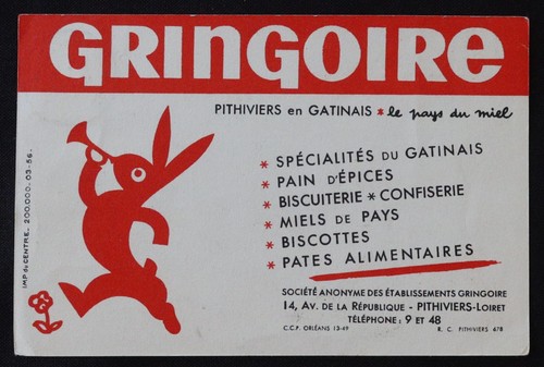 Carte postale publicitaire