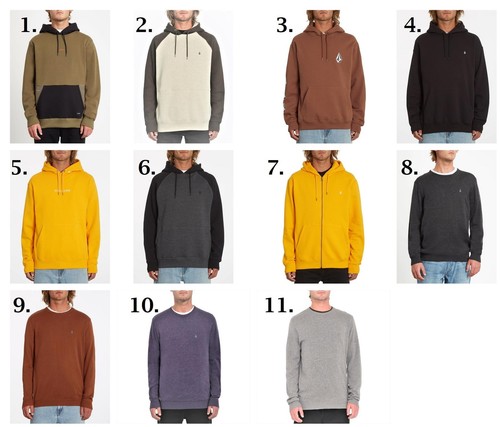 Volcom fleece hoody and crew - hoody,