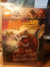 livre lego jurassic par world