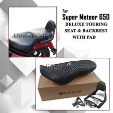 Original Royal Enfield Super Meteor 650 Touring Double Siège Et Dossier