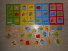 Jeu de MEMO et LOTO en Bois