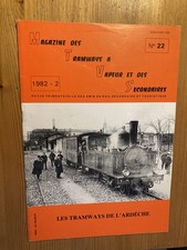 Magazine tramways vapeur secondaires 1982 22 Les tramways de l'Ardèche