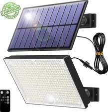 Lampe Solaire Extérieure 400 LED avec Détecteur de Mouvement – 3 Modes – Étanche
