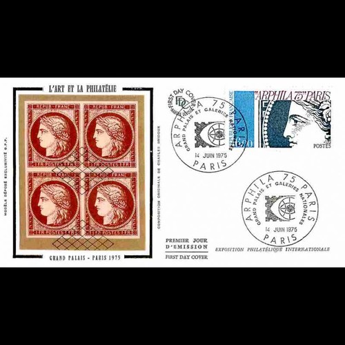 Fdc soie arphila grand - fdc,