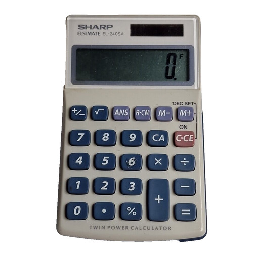 Calculatrice sharp elsi - sharp, mate