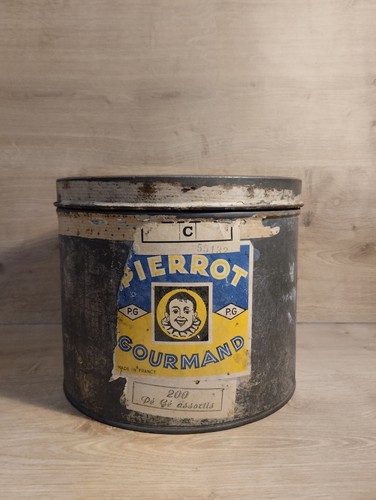 Ancienne boite publicitaire - , en