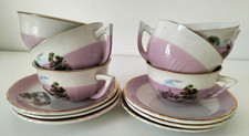 6 tasses et soucoupes Orchies