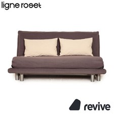 Ligne roset Multy Tissu Places Gris Canapé pour Dormir Fonction Neubezug
