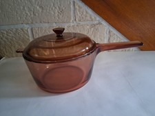 casserole vision corning avec couvercle