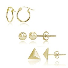 Paire flash argent - 3, 12mm