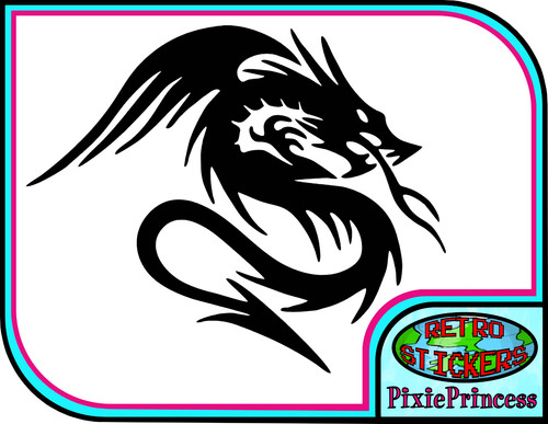 Dragon vinyle autocollant - dragon,