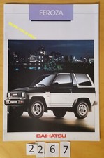 DAIHATSU FEROZA Prospectus Belge Fr 11/1988 16 pages