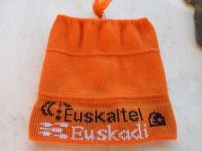 Bonnet cycliste EUSKALTEL EUSKADI orange collection ETXE-ONDO