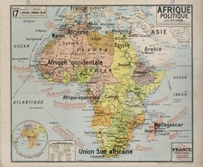 Carte Provinces France Afrique
