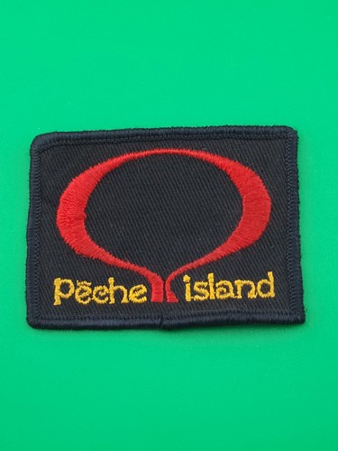 Peche island red - red, patch