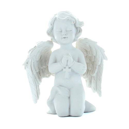 Statue ange genoux en - ange,