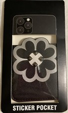 Flower Studded Black White